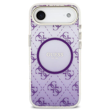 Guess 4G Glitter Gradient MagSafe Case for iPhone Air - Purple